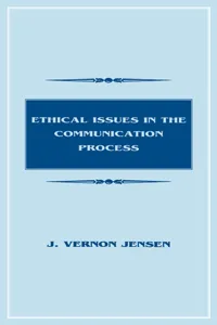 Ethical Issues in the Communication Process_cover