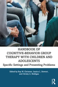 Handbook of Cognitive-Behavior Group Therapy with Children and Adolescents_cover
