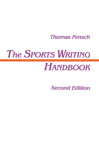 The Sports Writing Handbook_cover