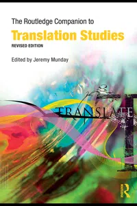 The Routledge Companion to Translation Studies_cover
