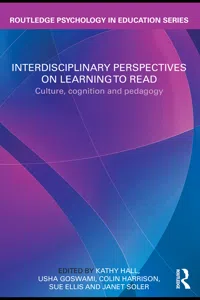 Interdisciplinary Perspectives on Learning to Read_cover