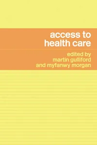 Access to Health Care_cover