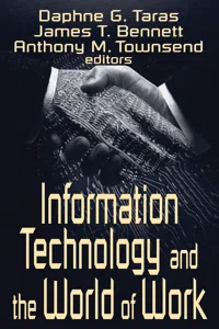 Information Technology and the World of Work_cover