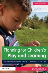 Planning for Children's Play and Learning_cover