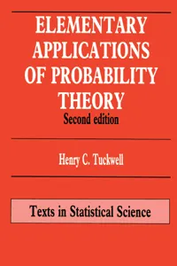 Elementary Applications of Probability Theory_cover