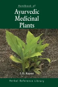 Handbook of Ayurvedic Medicinal Plants_cover