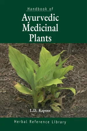 Handbook of Ayurvedic Medicinal Plants