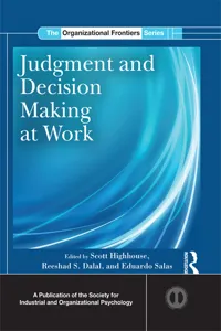 Judgment and Decision Making at Work_cover