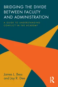 Bridging the Divide between Faculty and Administration_cover