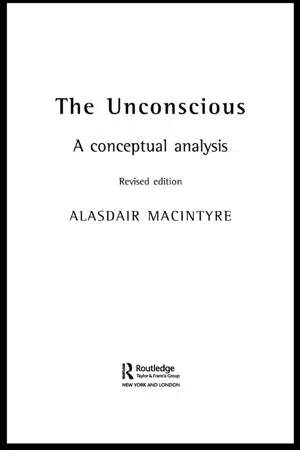 The Unconscious