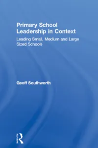 Primary School Leadership in Context_cover