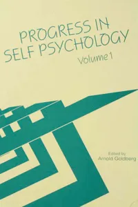 Progress in Self Psychology, V. 1_cover