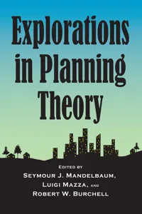 Explorations in Planning Theory_cover