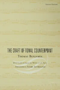 The Craft of Tonal Counterpoint_cover