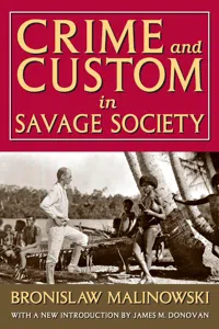 Crime and Custom in Savage Society_cover