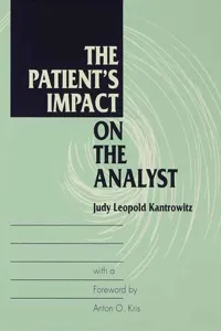 The Patient's Impact on the Analyst_cover