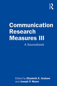 Communication Research Measures III_cover