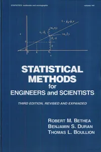 Statistical Methods for Engineers and Scientists_cover