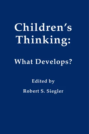 Children's Thinking