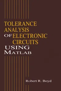 Tolerance Analysis of Electronic Circuits Using MATLAB_cover