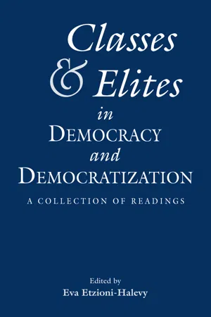 Classes and Elites in Democracy and Democratization