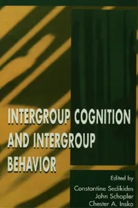 Intergroup Cognition and Intergroup Behavior_cover