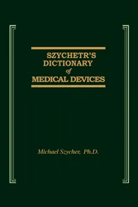 Szycher's Dictionary of Medical Devices_cover