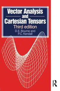 Vector Analysis and Cartesian Tensors, Third edition_cover