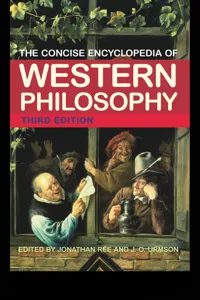 The Concise Encyclopedia of Western Philosophy_cover