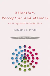Attention, Perception and Memory_cover