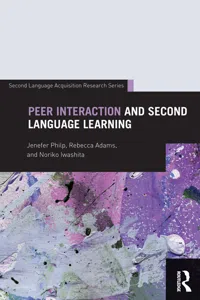 Peer Interaction and Second Language Learning_cover