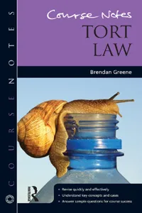 Course Notes: Tort Law_cover