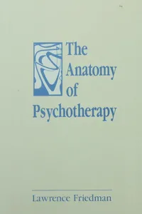 The Anatomy of Psychotherapy_cover