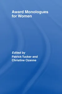 Award Monologues for Women_cover