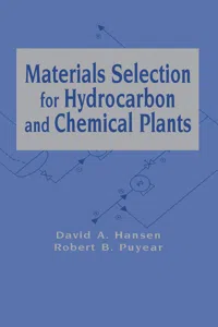 Materials Selection for Hydrocarbon and Chemical Plants_cover