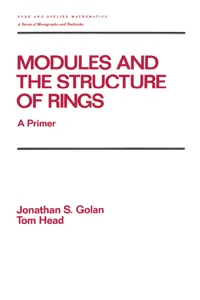 Modules and the Structure of Rings_cover