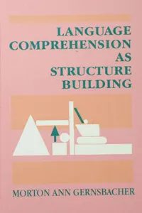 Language Comprehension As Structure Building_cover