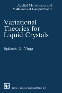 Variational Theories for Liquid Crystals_cover