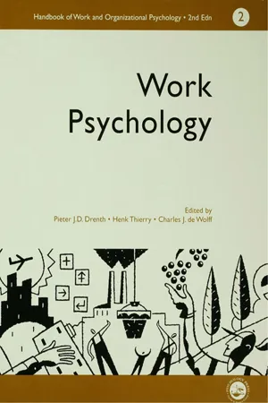 A Handbook of Work and Organizational Psychology