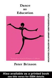 Dance As Education_cover