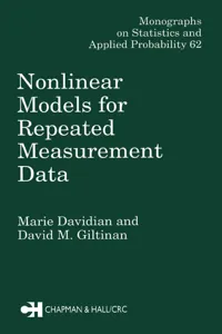 Nonlinear Models for Repeated Measurement Data_cover