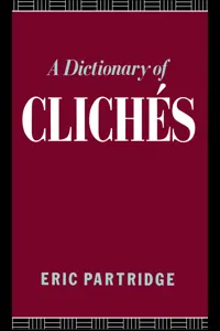 A Dictionary of Cliches_cover