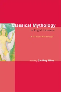 Classical Mythology in English Literature_cover