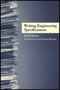 Writing Engineering Specifications_cover