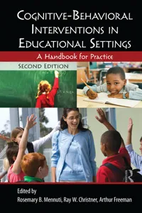 Cognitive-Behavioral Interventions in Educational Settings_cover