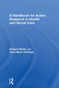 A Handbook for Action Research in Health and Social Care_cover