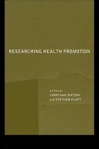 Researching Health Promotion_cover