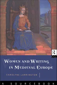 Women and Writing in Medieval Europe: A Sourcebook_cover