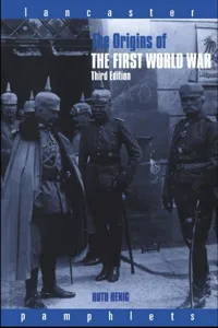 The Origins of the First World War_cover
