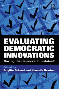 Evaluating Democratic Innovations_cover